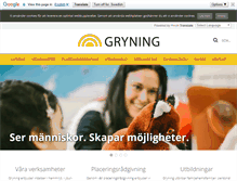 Tablet Screenshot of gryning.se
